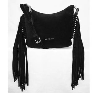 Micheal Kors suede fringe bag-